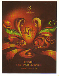 Poster Final Madrid 2010 samolepka UEFA Champions League 2009/10 #2